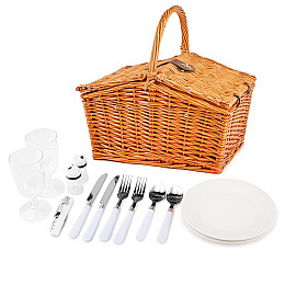 Набор для пикникана 2 человека Рандеву 42х30х20 см Brown Lefard AL118026