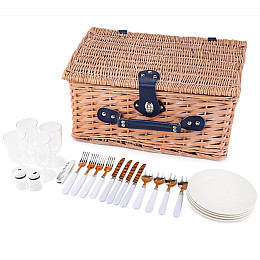 Набор для пикникана 4 человека Weekend 40х28х20 см Lefard AL118028