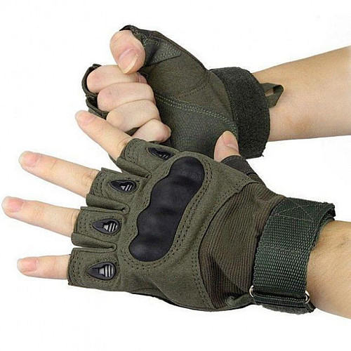 Перчатки тактические с открытыми пальцами Oakley L Хаки (M_O_070419_23)