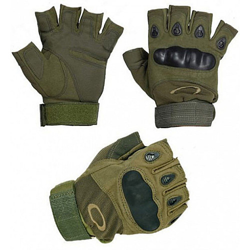 Перчатки тактические с открытыми пальцами Oakley L Хаки (M_O_070419_23)