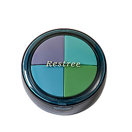 Таблетница Restree 180 Dark Blue органайзер для таблеток со складным стаканом на 4 отделения