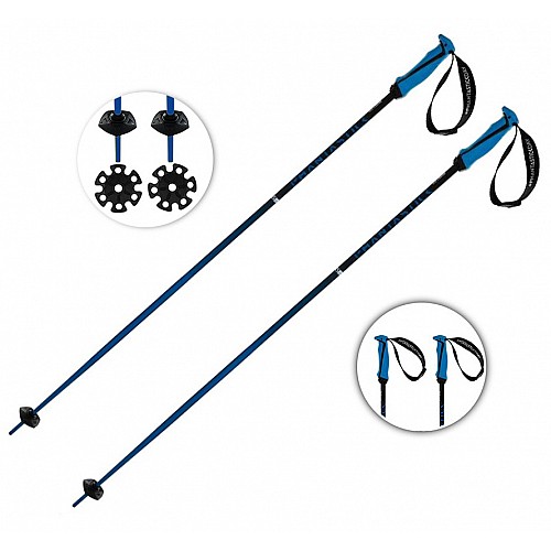 Палиці гірськолижні Volkl Phantastick Ski Poles (18 mm) Blue-Black 90 169808-90