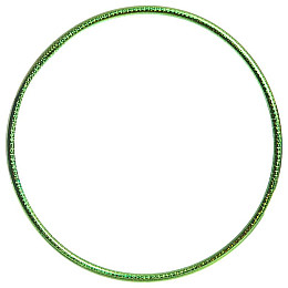 Обруч цільний гімнастичний пластиковий Record FI-3375-75 Зелений (SK000571)