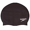 Шапочка для плавания Детская Speedo Plain Flat Silicone cap 8709931959 One Size Черный (SK001018)