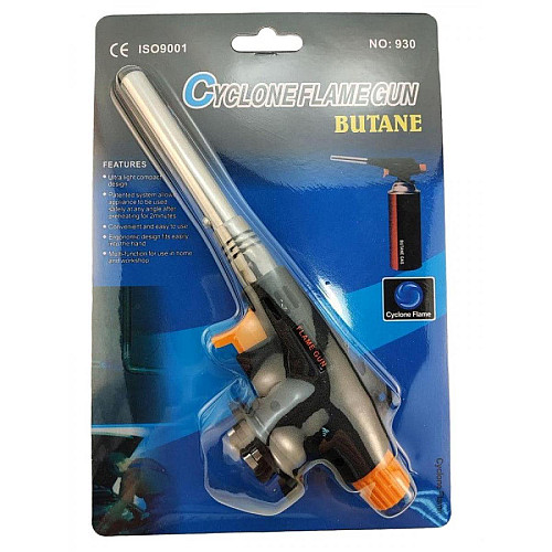 Горелка газовая портативная B203 на баллончик с пьезоподжигом Flame Gun