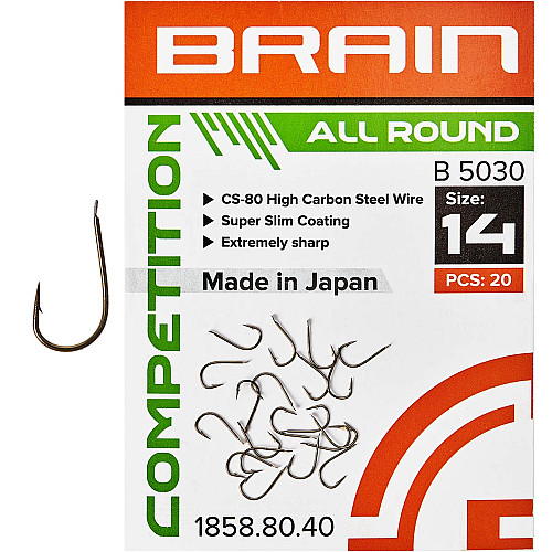 Гачок Brain All Round B5030 #14 20 шт/уп (1013-1858.80.40)