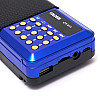 Портативне акумуляторне FM-радіо Knstar coldyir cy-011 з роз'ємом для USB і карти пам'яті, синє.