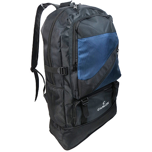 Рюкзак туристический Caslon Черный с синим (S9802 black blue)