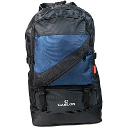 Рюкзак туристический Caslon Черный с синим (S9802 black blue)