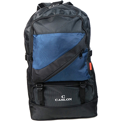 Рюкзак туристический Caslon Черный с синим (S9802 black blue)