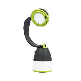 Лампа-фонарь для кемпінгу з повербанком УМБ SUNROZ Camping LED Lamp 4 в 1 Чорно-Зелений (SUN7320)