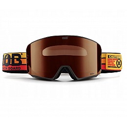 Маска гірськолижна BOB Caution! S3 Black/Brown Lens (GOG-026)