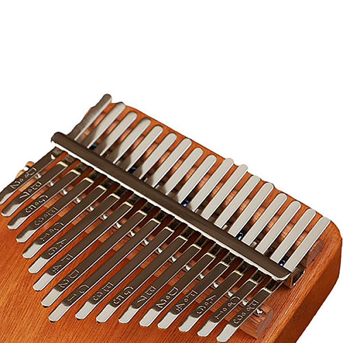 Музыкальный инструмент Kalimba K-10k2u15 на 17 язычков Коричневый с узором