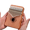 Музыкальный инструмент Kalimba на 17 язычков Ручное фортепиано Бежевый с Узором K-47b8u59
