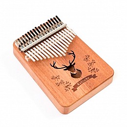 Музыкальный инструмент Kalimba Ka523bj41 на 17 язычков Олень Коричневый