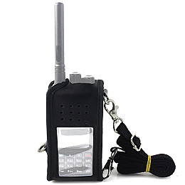 Кожаный чехол с ремешком Retevis J9110H для раций Retevis RT3/ RT3S/ TYT MD-380 Черный (100919)