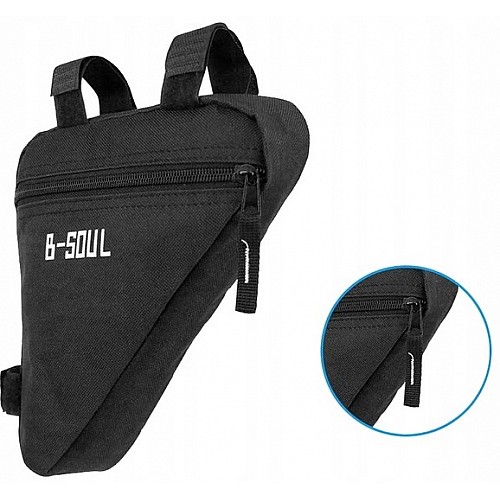 Велосипедная сумка на раму B-Soul 19x18x4 см Черный (S14327 black)