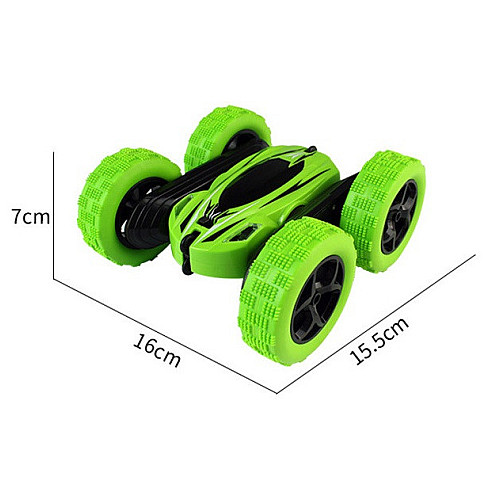 Машинка перевeртыш Stunt Dump Truck на радиоуправлении Green (2_009935)