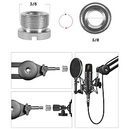Стойка для микрофона Manchez GAB-40 с креплением на стол Black (3_00939)