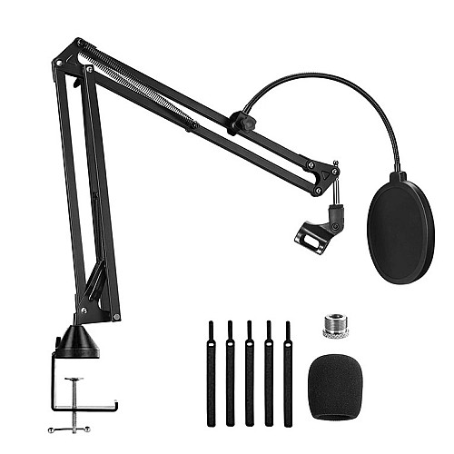 Стойка для микрофона Manchez M-20 с креплением на стол Black (3_00940)