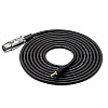 Кабель для микрофона Manchez S7 XLR (мама) - Jack 3.5 мм 2.5 м Black (3_02463)
