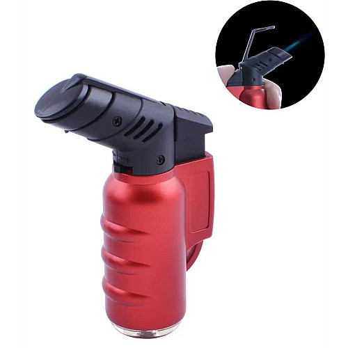 Зажигалка газовая турбо пламя STAR №701 Red (10734-hbr)