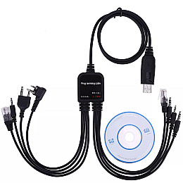 Универсальный кабель WakeSnow для программирования раций 8в1 (3_00976)