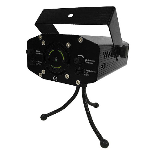 Лазерний проектор з треногою RIAS HJ08 4в1 Black (3_00916)