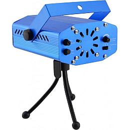Лазерный проектор c треногой RIAS HJ06 6в1 Blue (3_00920)