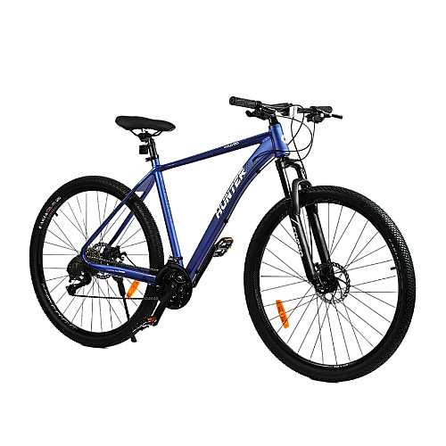 Велосипед спортивный Corso 29" Hunter рама алюминиевая 21" 27 скоростей Blue (127899)