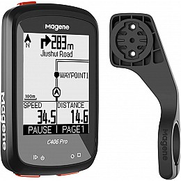 Велосипедний комп'ютер Magene C406PRO GPS Strava Чорний (6060398pro)