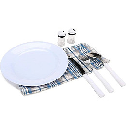 Набор для пикника на 4 персоны с одеялом в рюкзаке Eono Cool Bag (TWPB-3065B69R)