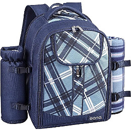 Набор для пикника на 4 персоны с одеялом в рюкзаке Eono Cool Bag (TWPB-3065B69R)
