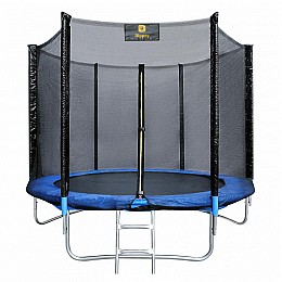 Батут для дому Rippey ZUMA 244 см 8FT Black/Blue