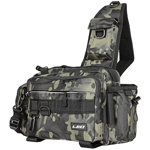 Сумка для рыболовных снастей LEO 28159 Black Camouflage (10778-59252)