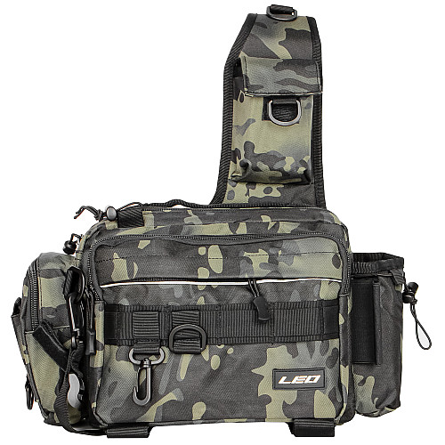 Сумка для рыболовных снастей LEO 28159 Black Camouflage (10778-59252)