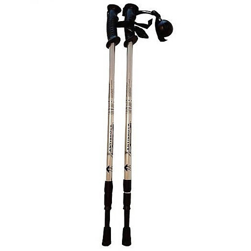 Треккинговые палки Antishock пара 135 см Silver
