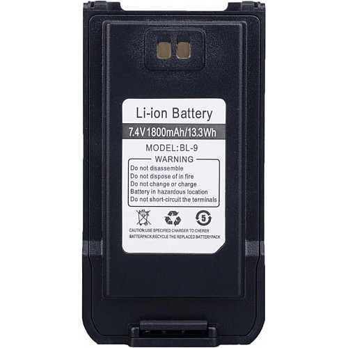 Аккумулятор для рации Baofeng UV-9R 1800 mAh BL-9
