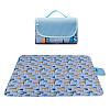Складной туристический коврик-сумка Folding Rud 2в1 200х193 см Blue (3_03276)