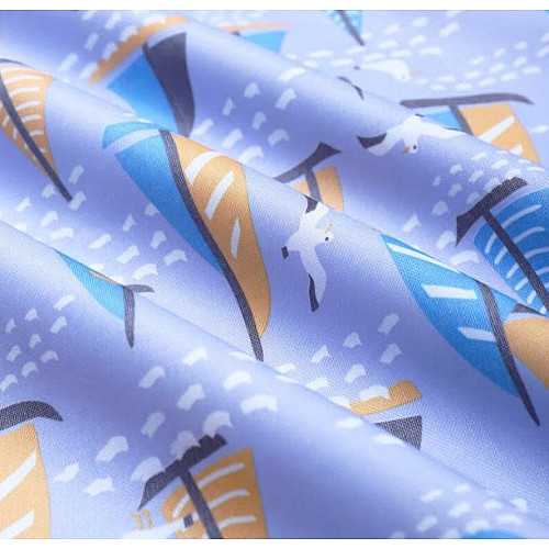 Складной туристический коврик-сумка Folding Rud 2в1 200х193 см Blue (3_03276)