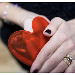 Гелевая Грелка Для Рук Ног В Форме Сердца Satis 9 X 9см 300г Красный