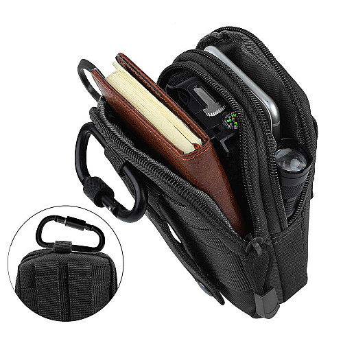 Поясна тактична cумка-органайзер Eagle M01 з системою Molle Black (3_03890)