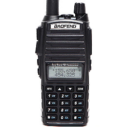 Рація Baofeng UV-82, 8 Ватт, батарея 2000 мАч + Гарнітура Baofeng + Ремінець на шию