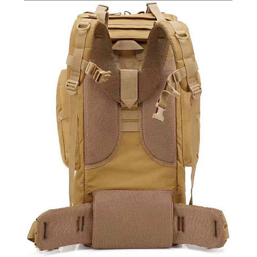 Великий тактичний армійський рюкзак з дощовиком Combat Койот (S1645407)