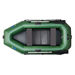 Лодка пвх надувная гребная двухместная ΩMega 260LS PS зеленая