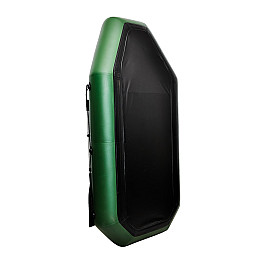 Лодка пвх надувная гребная двухместная ΩMega 260LS PS зеленая