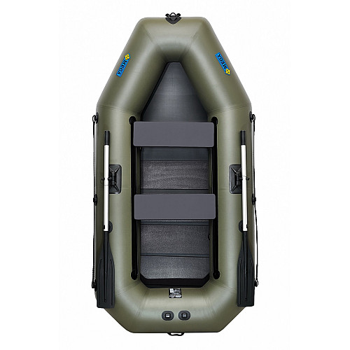 Лодка пвх надувная гребная двухместная ΩMega 260LS PS хаки