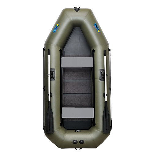 Лодка надувная гребная двухместная ΩMega 280LS PS хаки