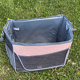 Термосумка 36*26*32 Stenson WW01351 серая с розовым