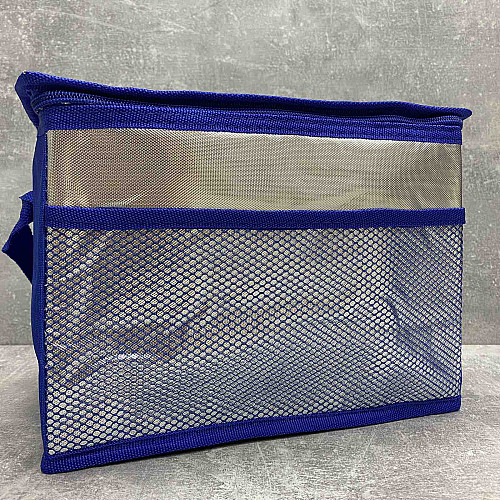 Термосумка Easy Gifts 36*25*29 см сріблясто-синя Stenson R28798